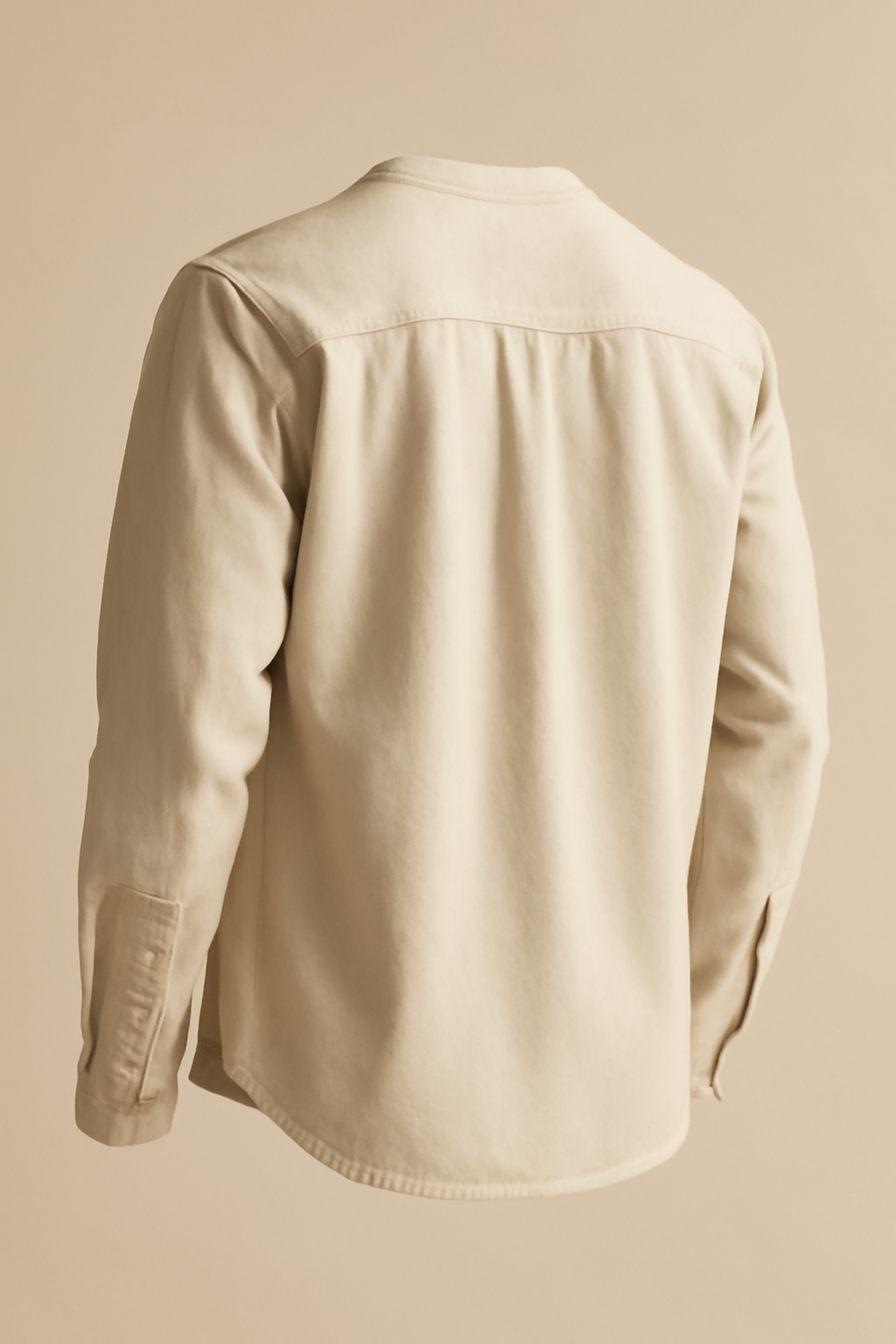 Riviera Point-Collar Cotton Utility Shirt