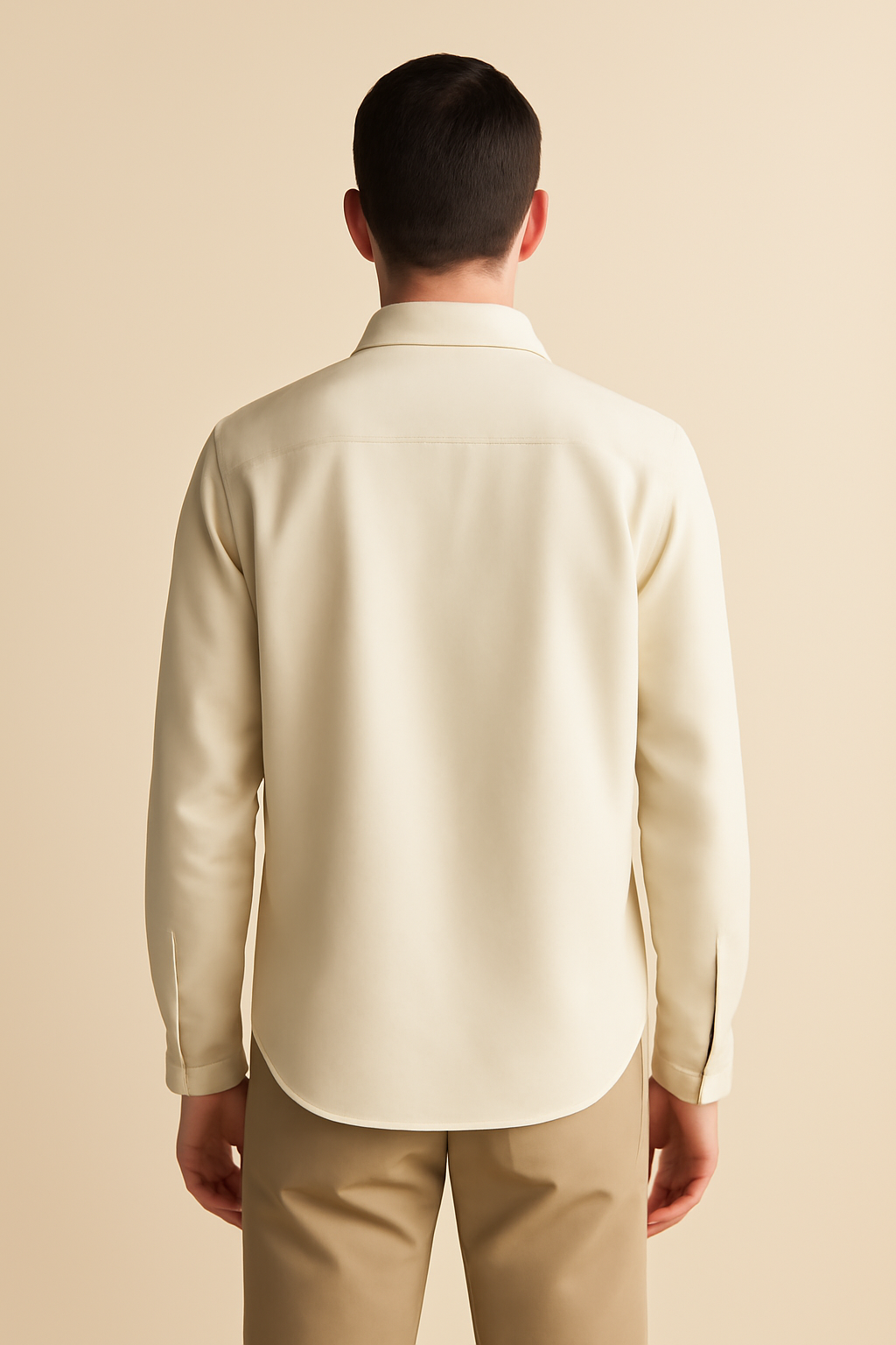 Riviera Point-Collar Linen Utility Shirt