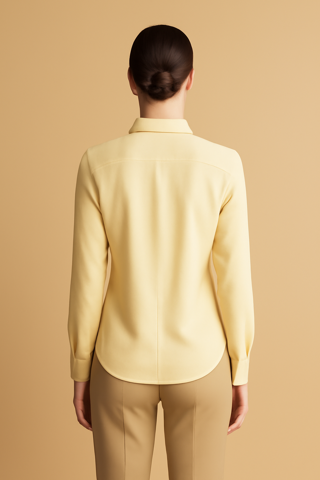 Riviera Puff-Sleeve Tencel Classic Blouse