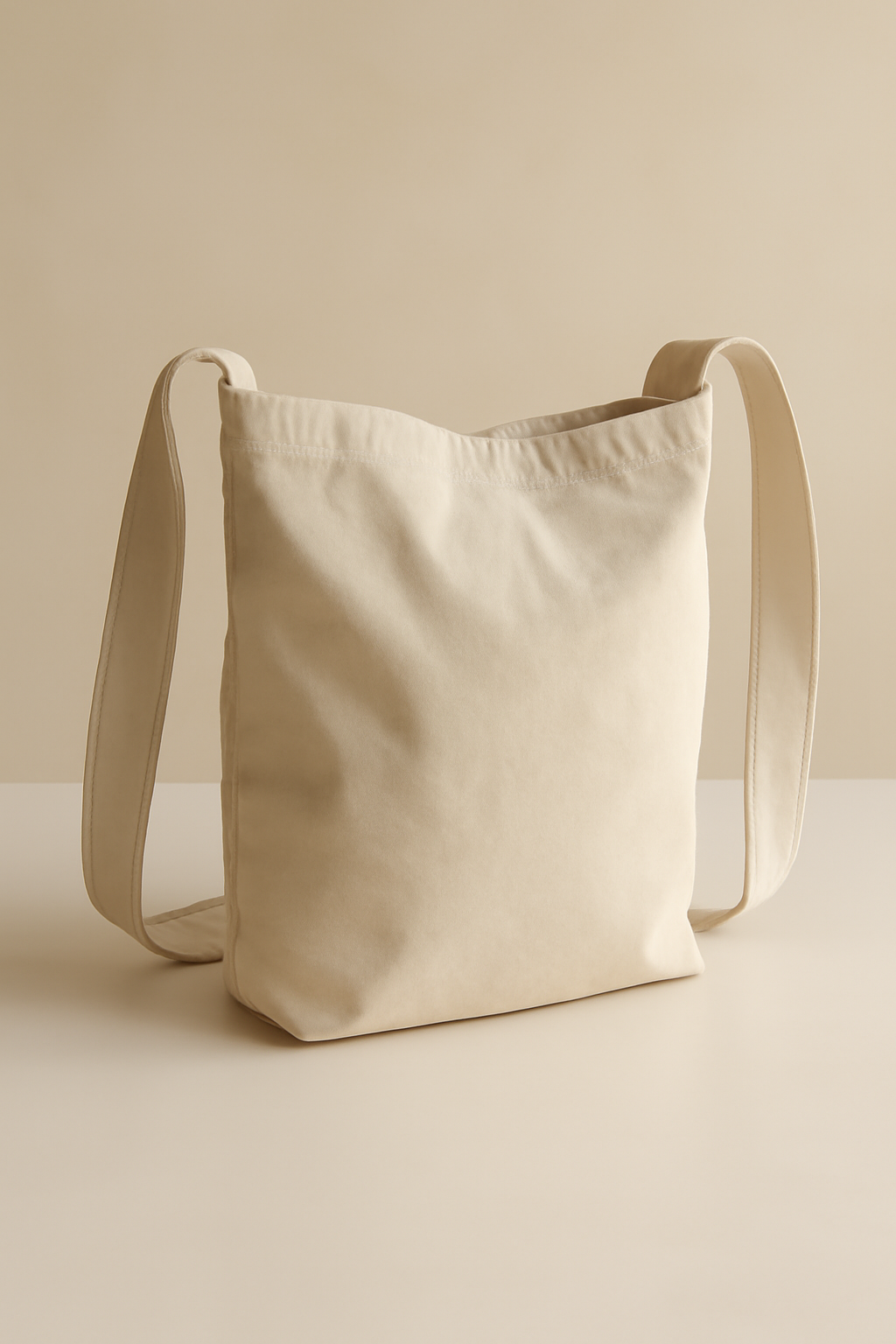 Riviera Structured Canvas Shoulder Bag