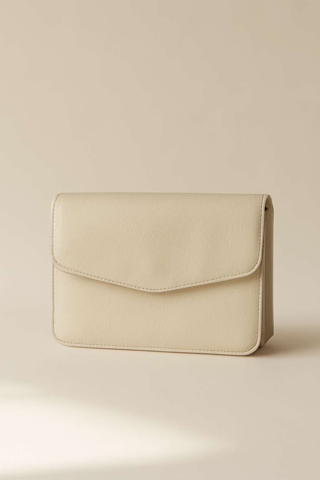 Riviera Structured Leather Clutch