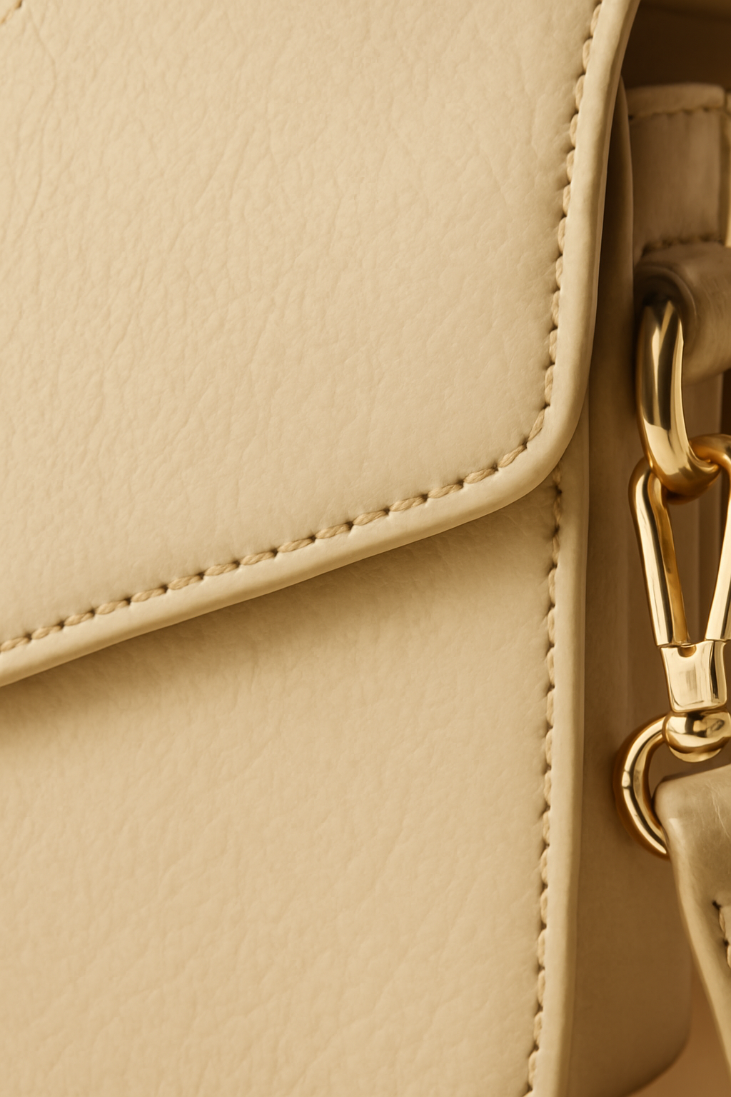 Riviera Structured Leather Clutch