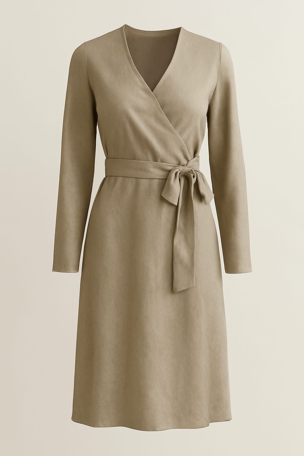 Riviera V-Neck Tencel Wrap Dress