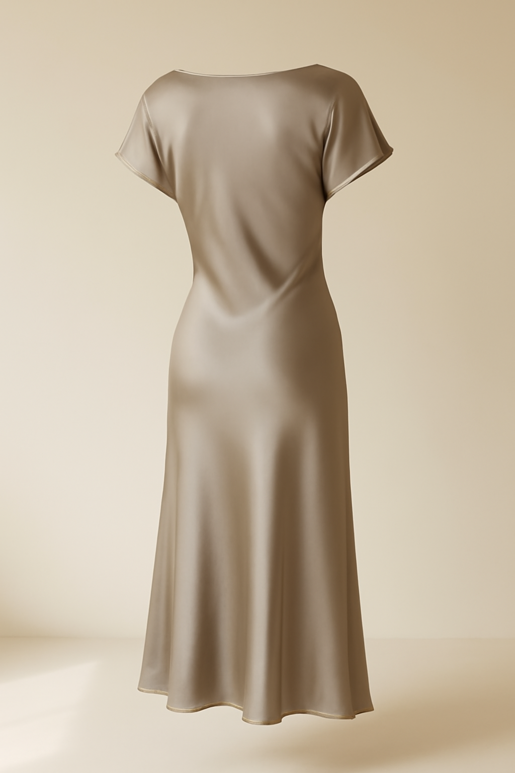 Sagres Boat-Neck Viscose Midi Dress