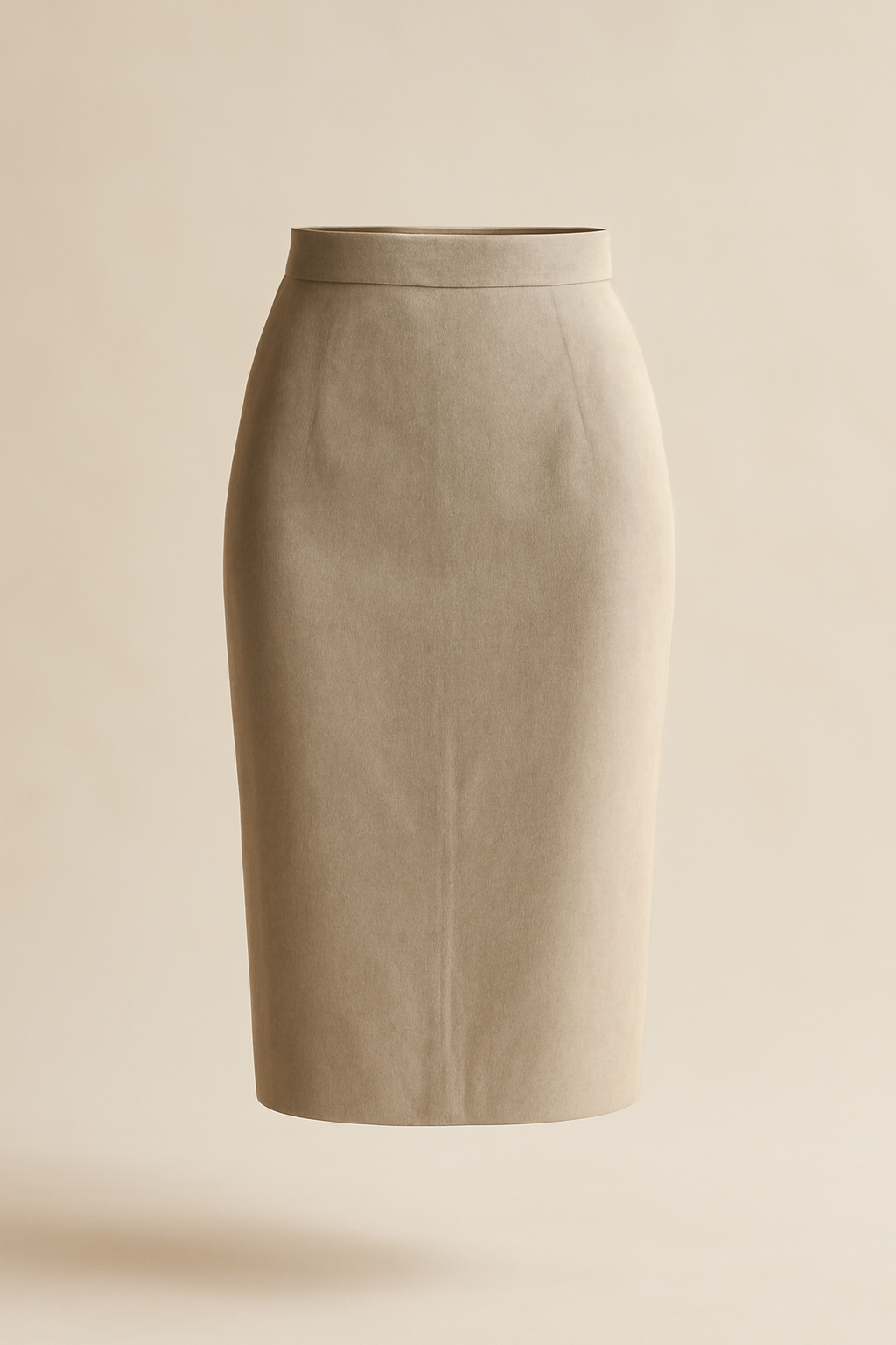 Sagres Button-Front Tencel Pencil Skirt