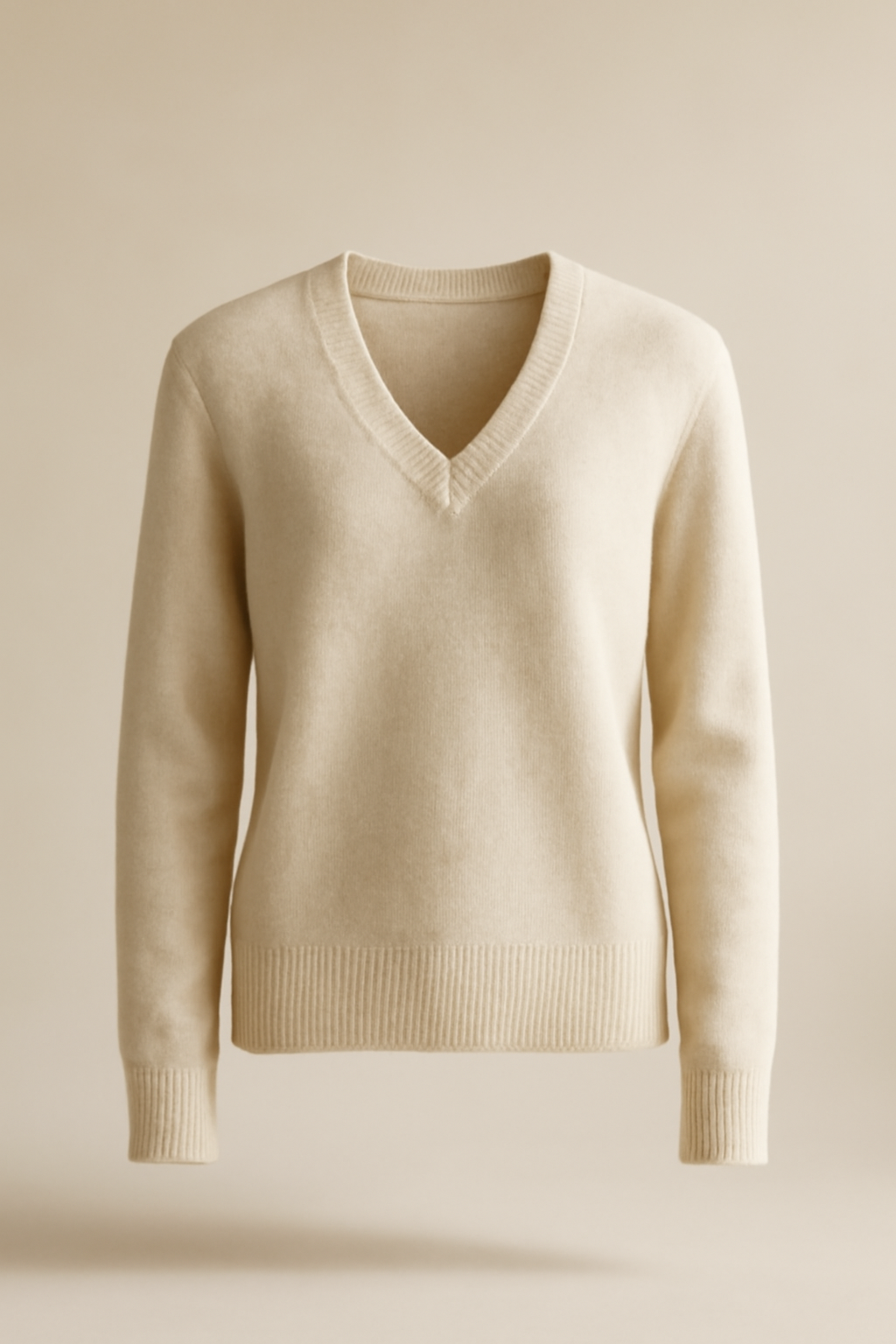 Sagres Chunky Wool V-Neck Sweater