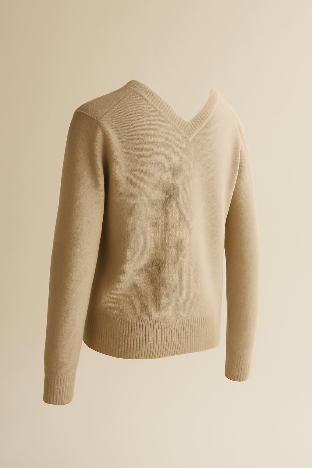 Sagres Chunky Wool V-Neck Sweater