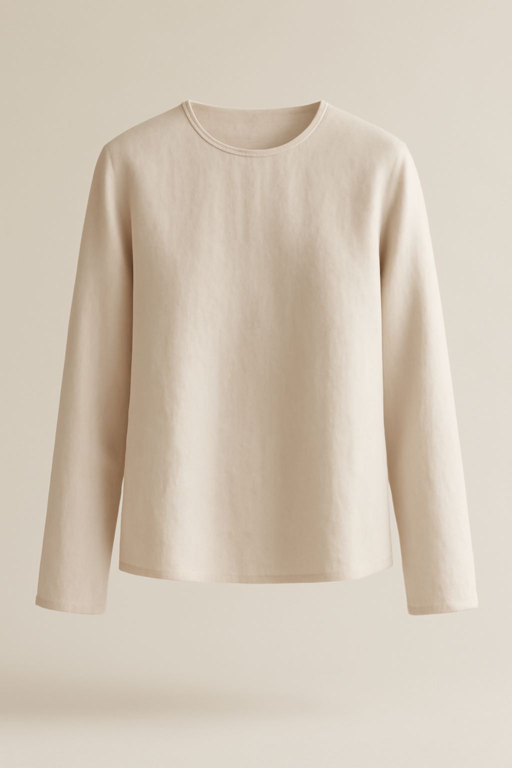 Sagres Long-Sleeve Linen Classic Blouse