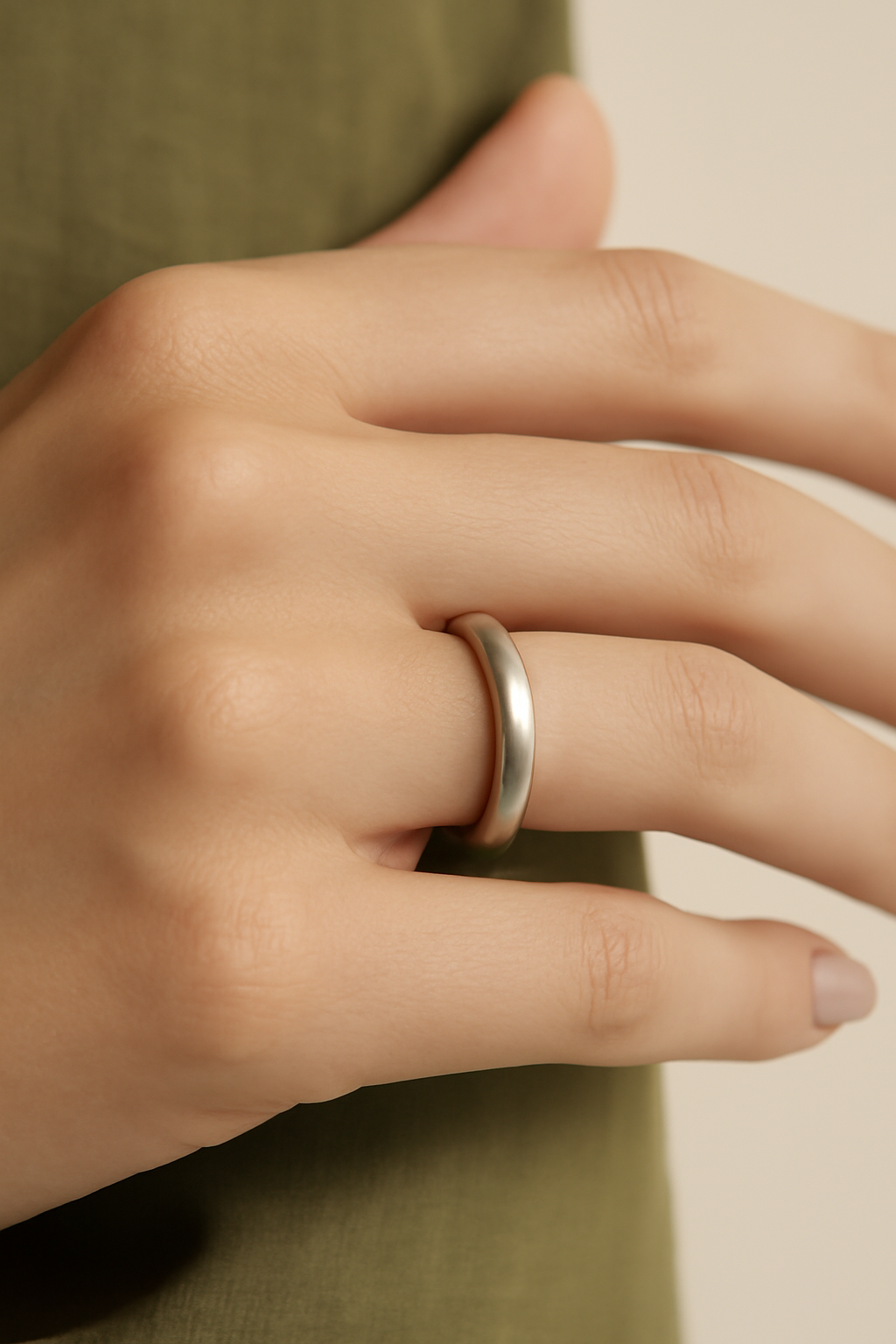 Sagres Minimal Silver Ring
