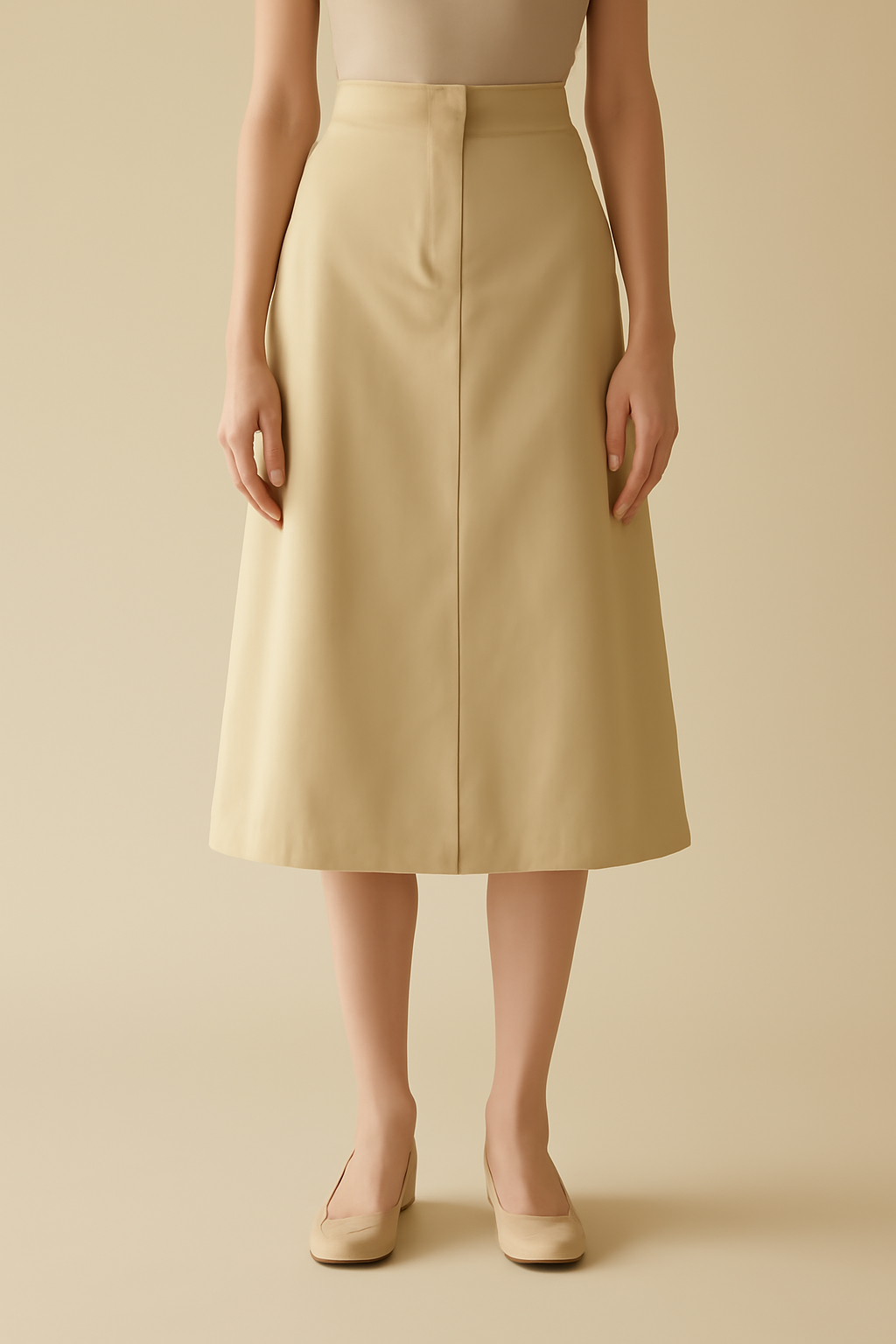 Sagres Tiered Cotton Midi Skirt
