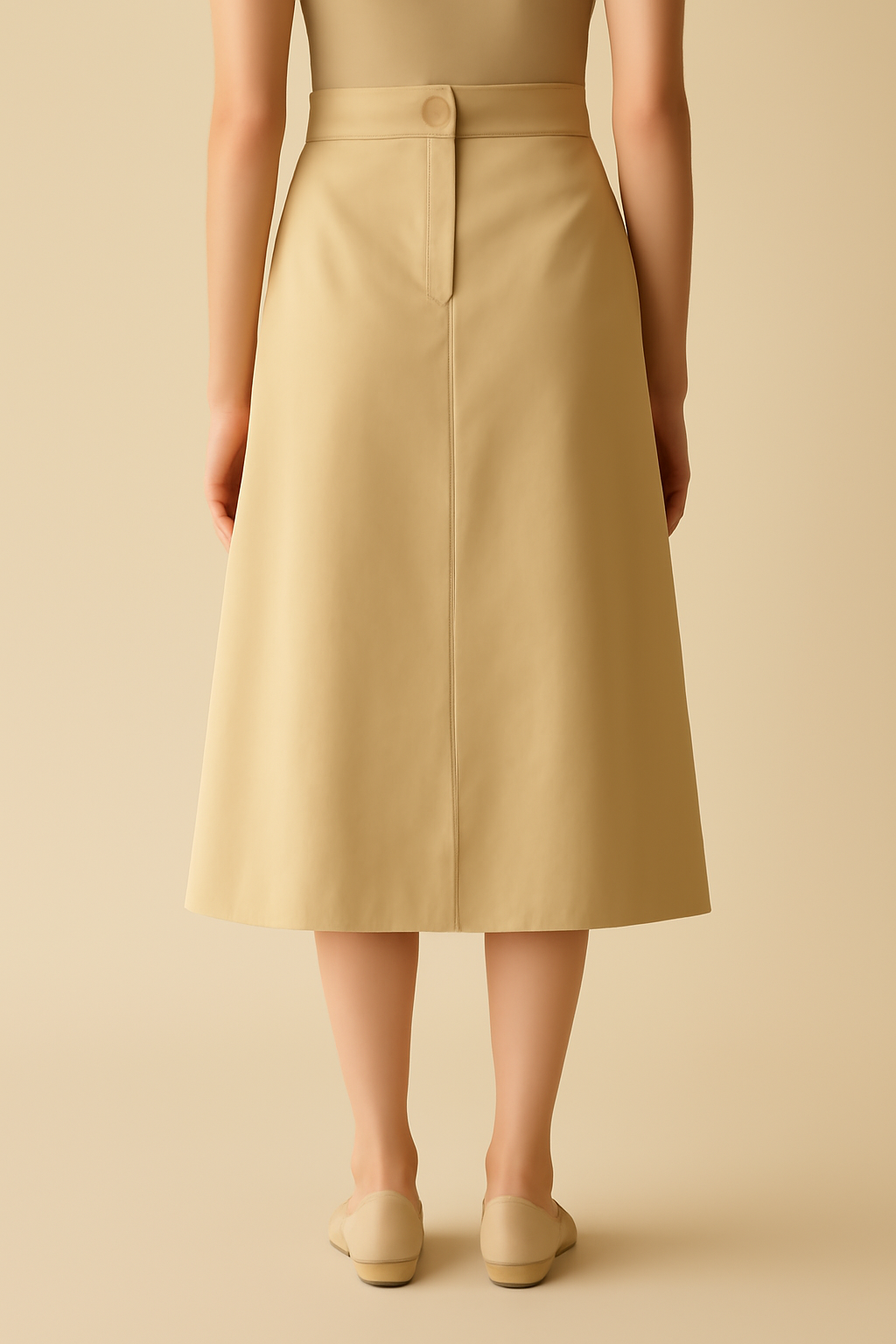 Sagres Tiered Cotton Midi Skirt