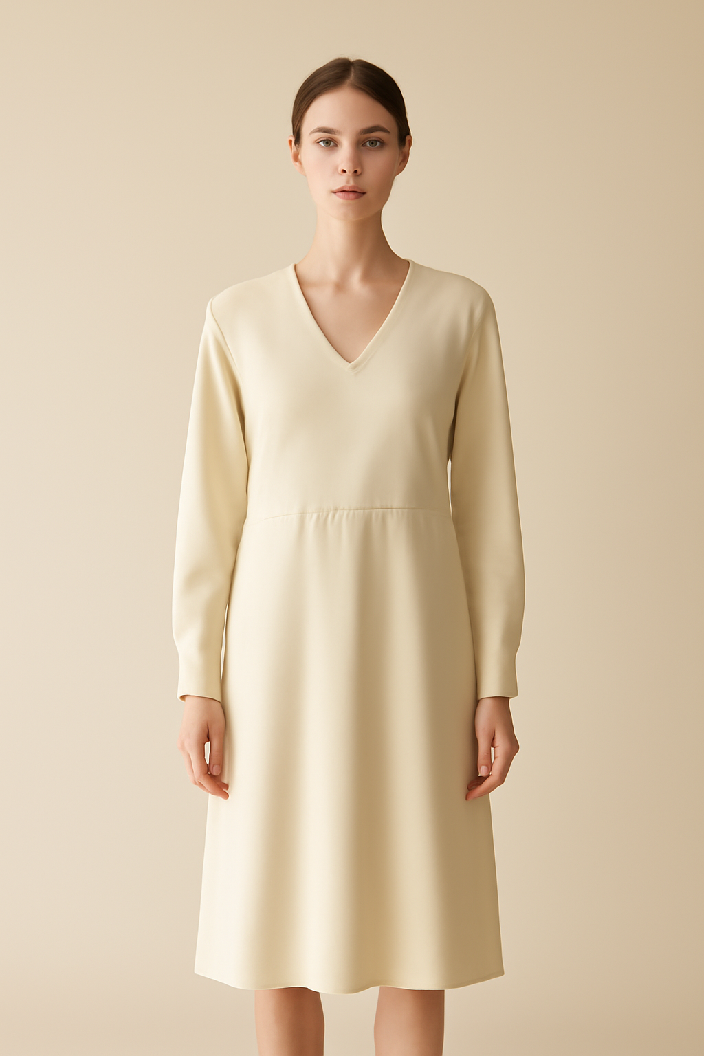 Sagres V-Neck Tencel Relaxed Dress