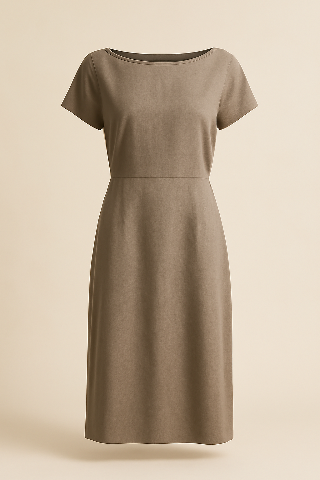Sintra Boat-Neck Tencel Midi Dress