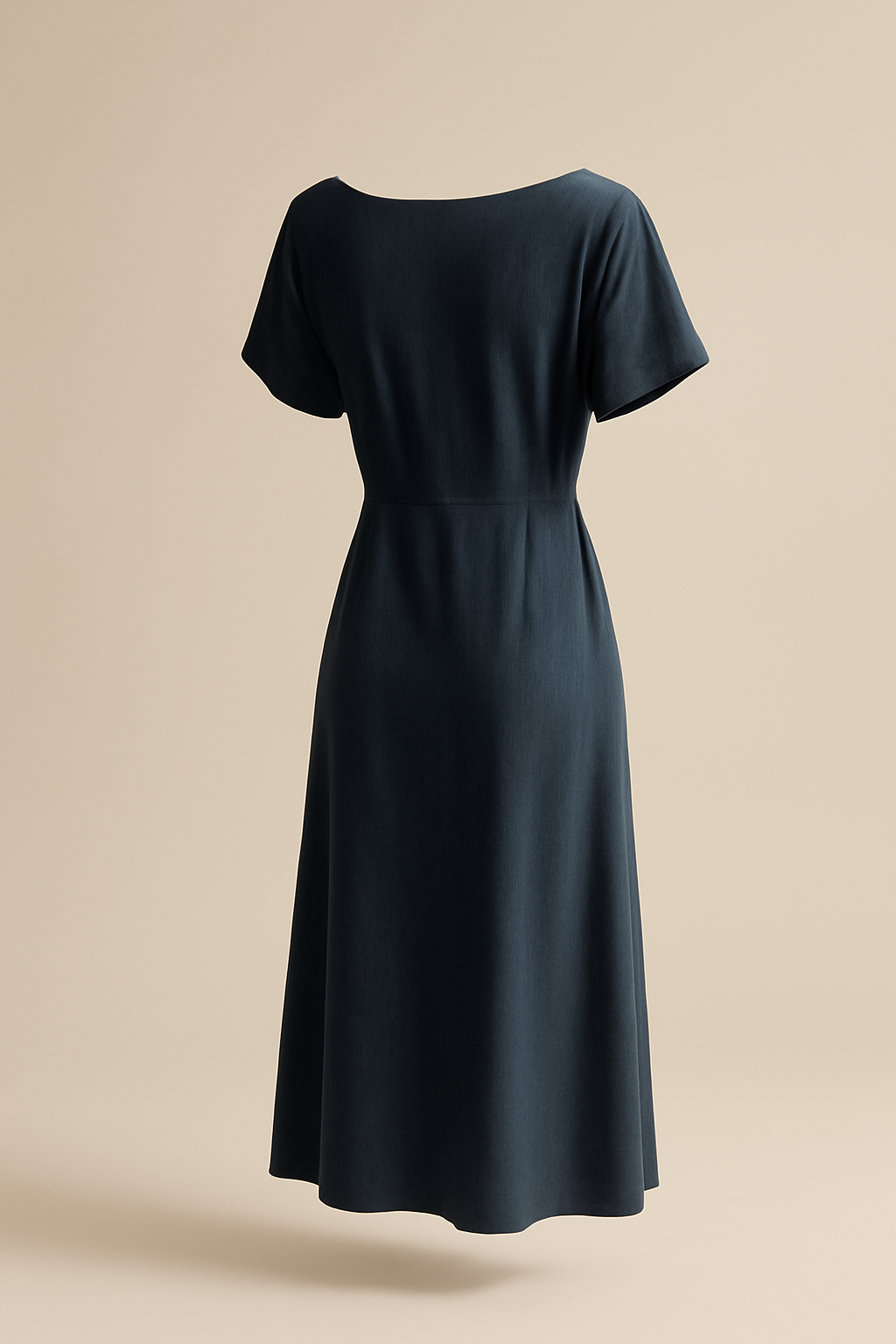 Sintra Boat-Neck Tencel Midi Dress
