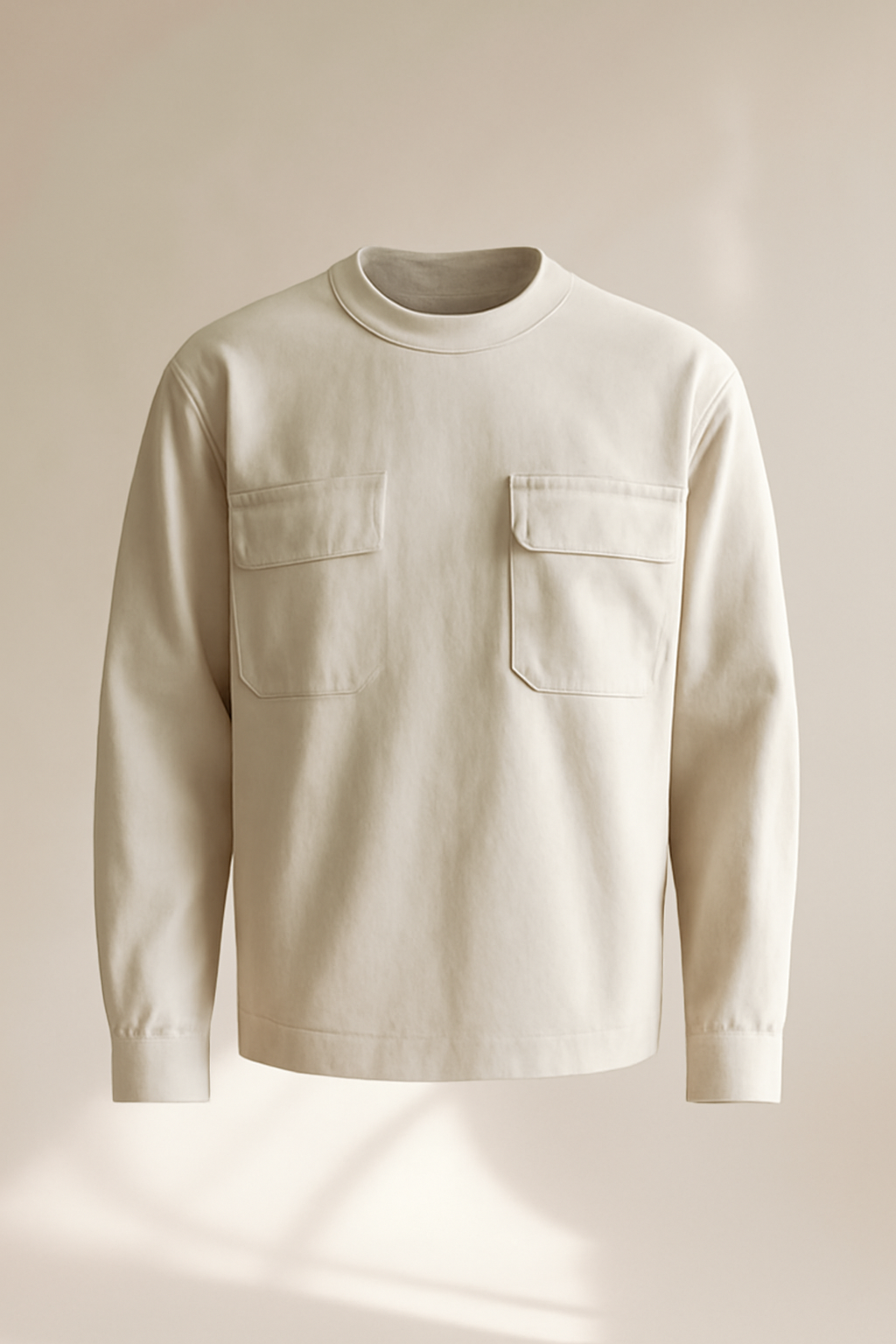 Sintra Camp-Collar Organic Utility Shirt