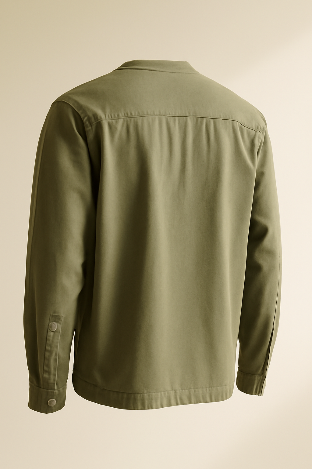 Sintra Camp-Collar Organic Utility Shirt