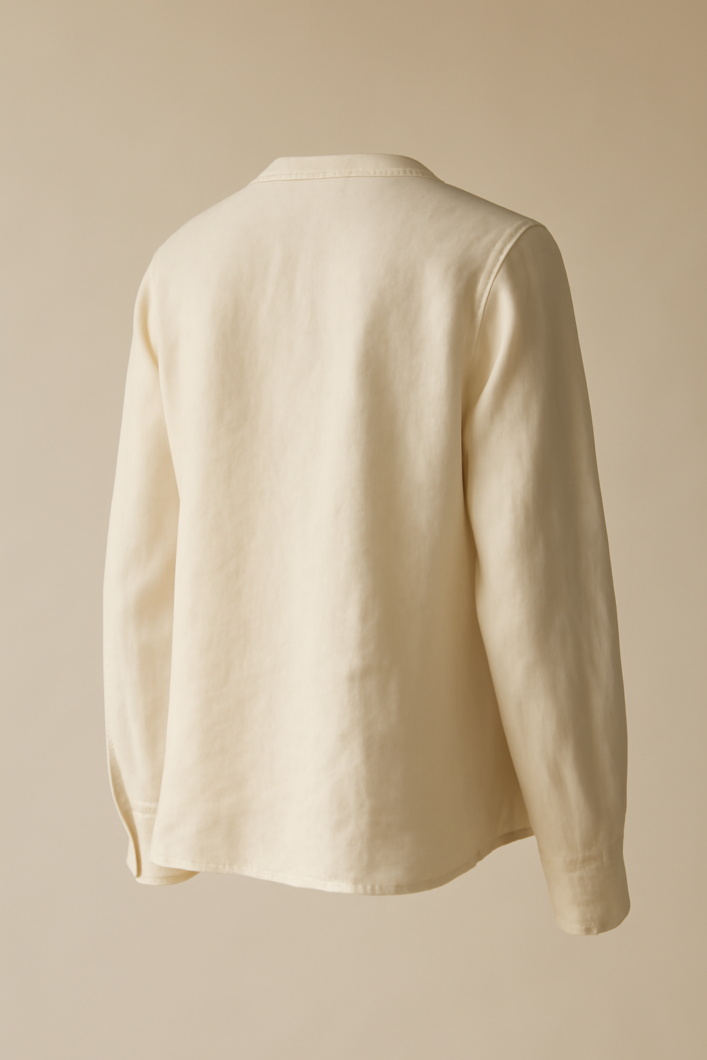 Sintra Cropped Linen Classic Blouse