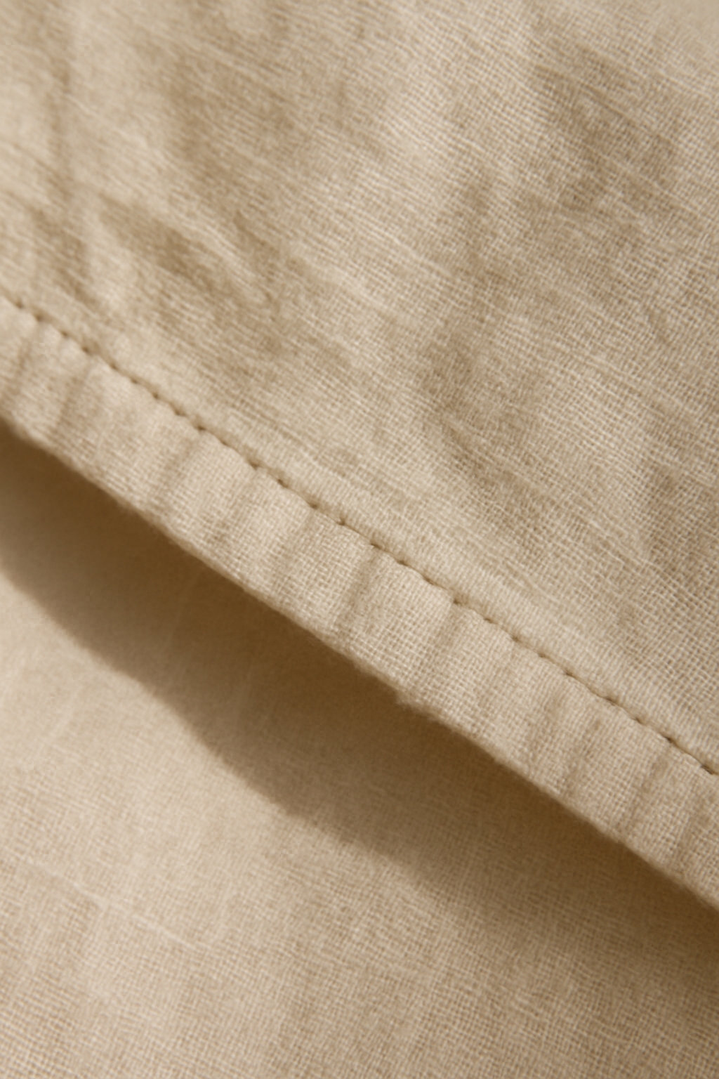 Sintra Cropped Linen Classic Blouse