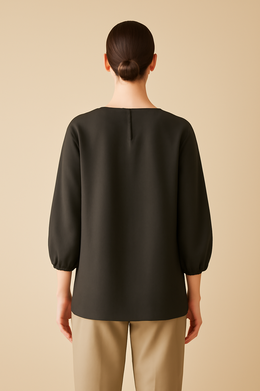 Sintra Long-Sleeve Tencel Relaxed Blouse