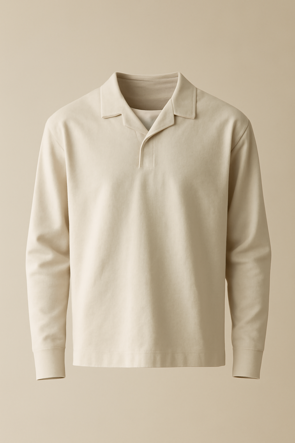 Sintra Point-Collar Organic Camp-Collar Shirt
