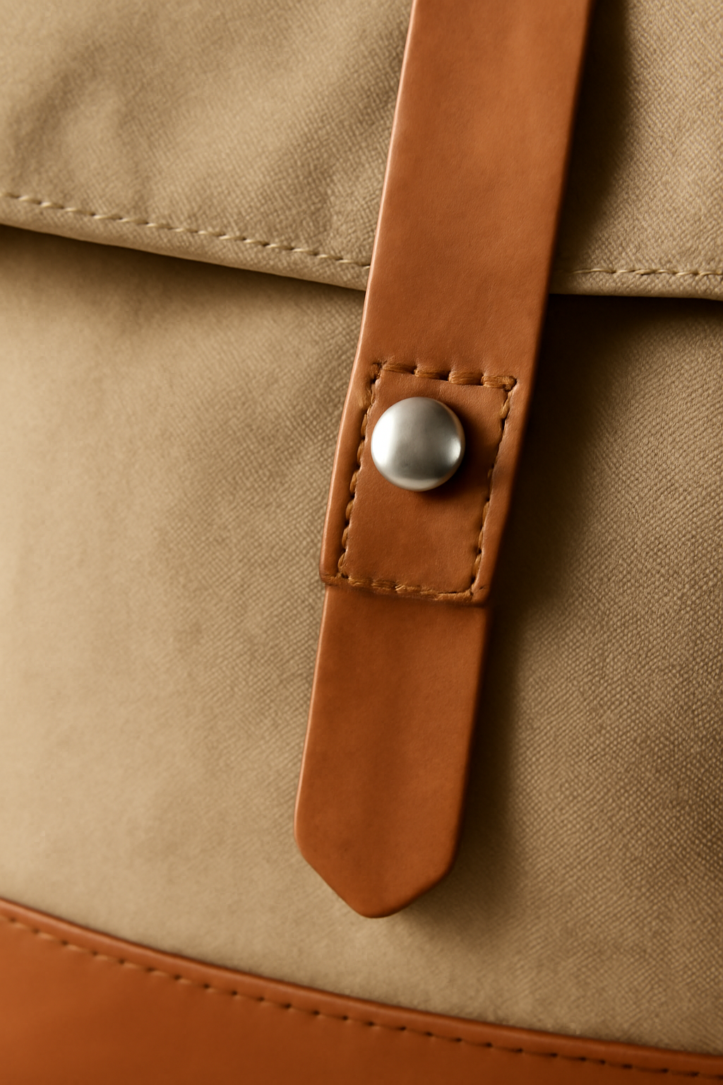 Sintra Slouchy Leather Canvas Bag
