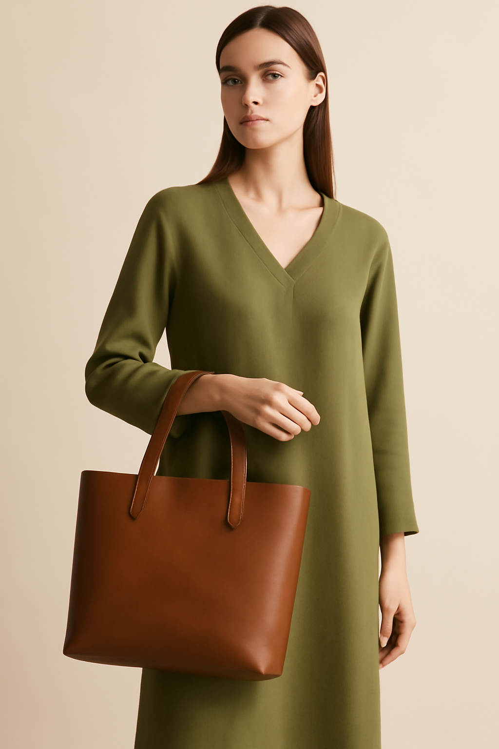 Sintra Slouchy Leather Tote Bag