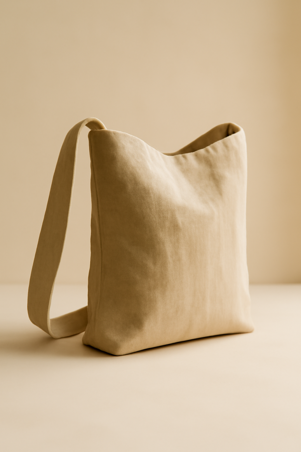 Sintra Structured Linen Shoulder Bag