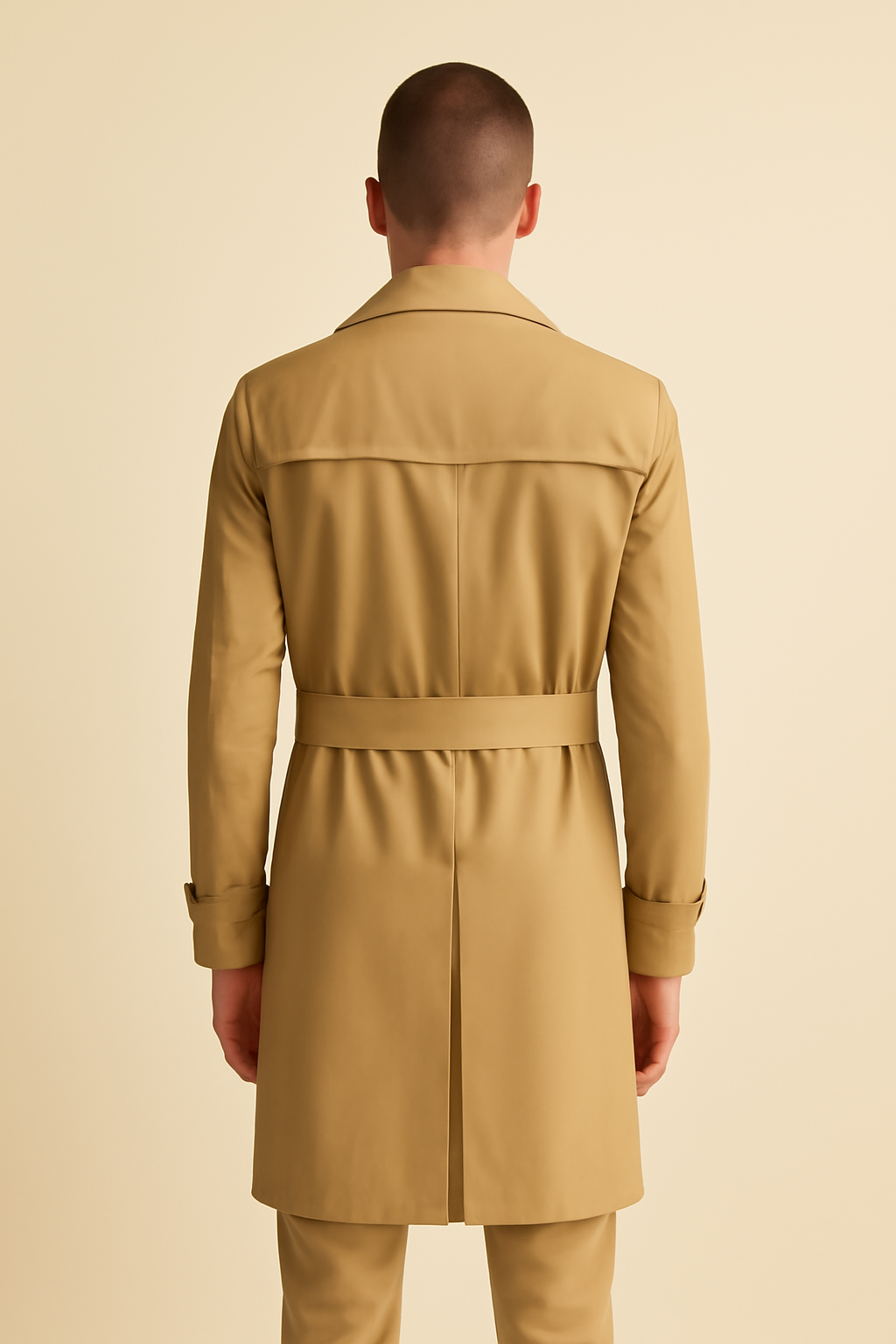Solstice Belted Gabardine Trench Coat