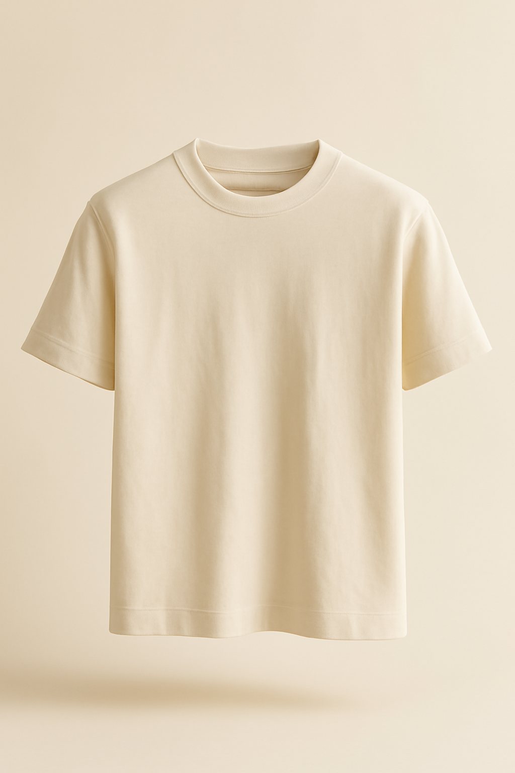 Solstice Boxy Cotton Crewneck Tee