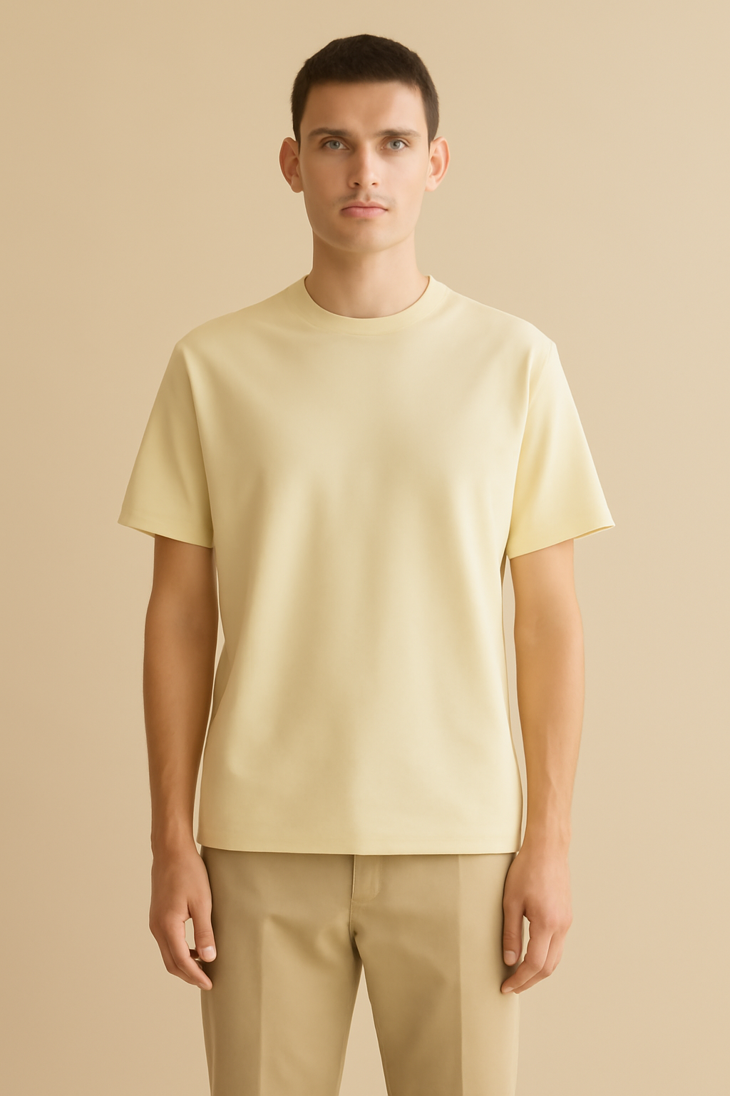 Solstice Boxy Cotton Crewneck Tee