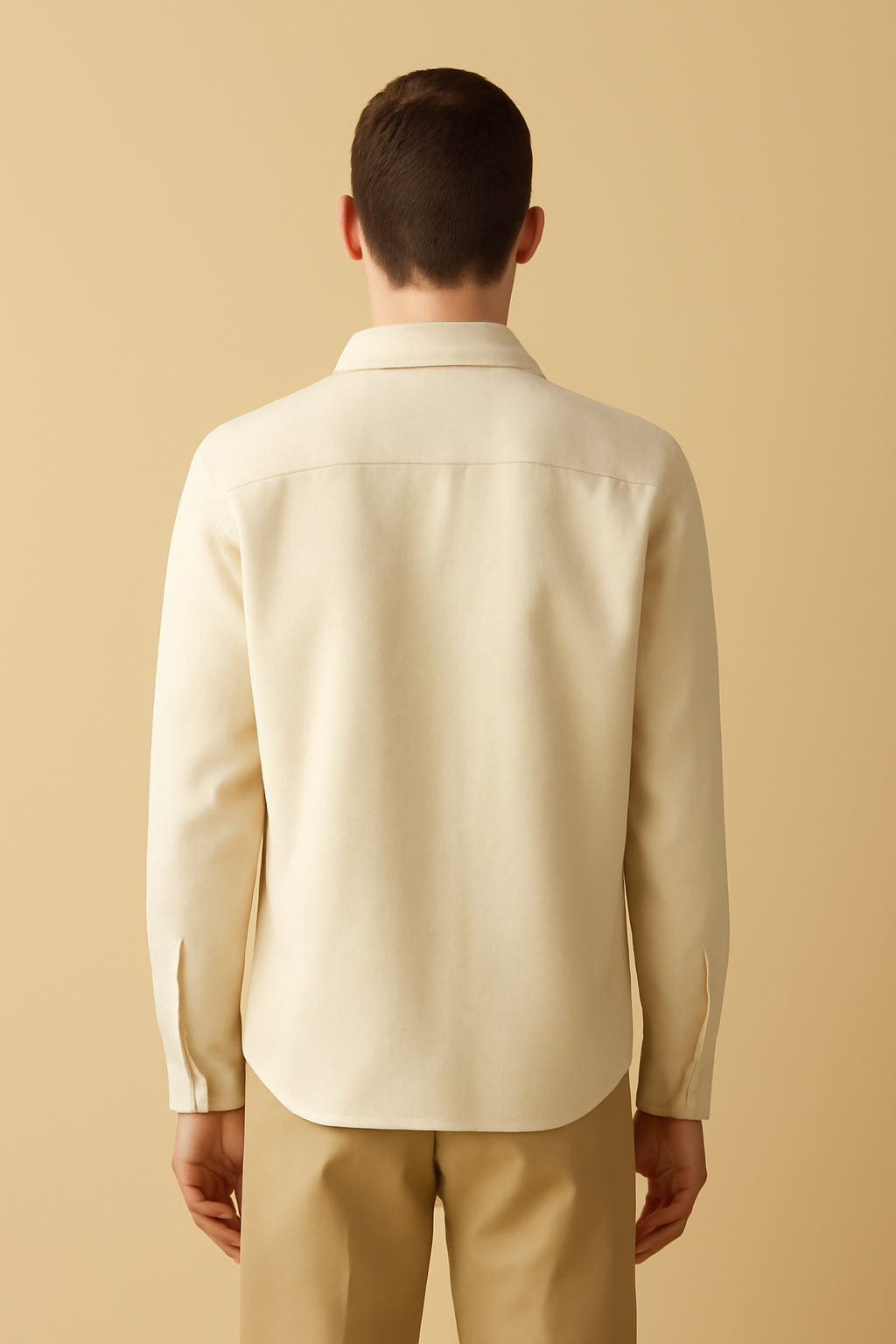Solstice Camp-Collar Linen Utility Shirt