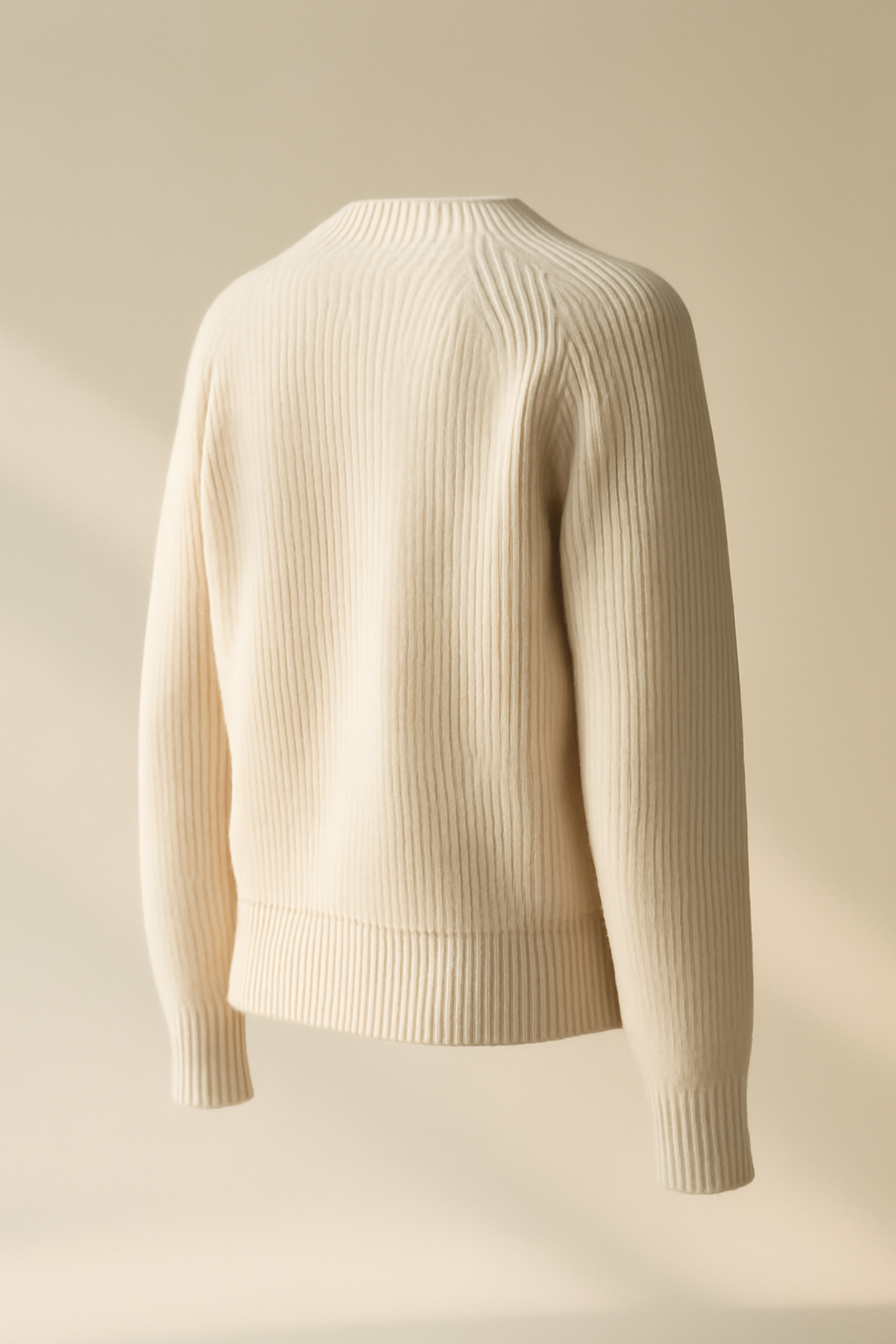 Solstice Chunky Wool Ribbed Sweater
