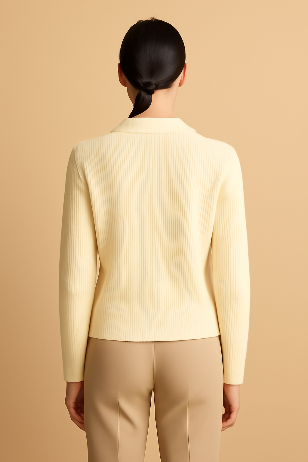 Solstice Chunky Wool Ribbed Sweater