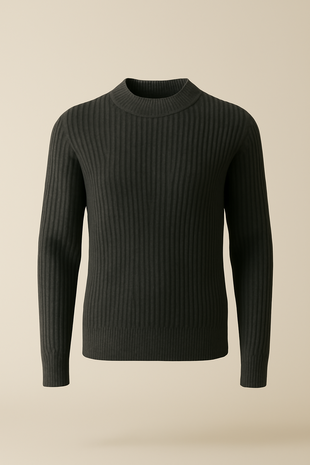 Solstice Fine-Gauge Merino Ribbed Sweater