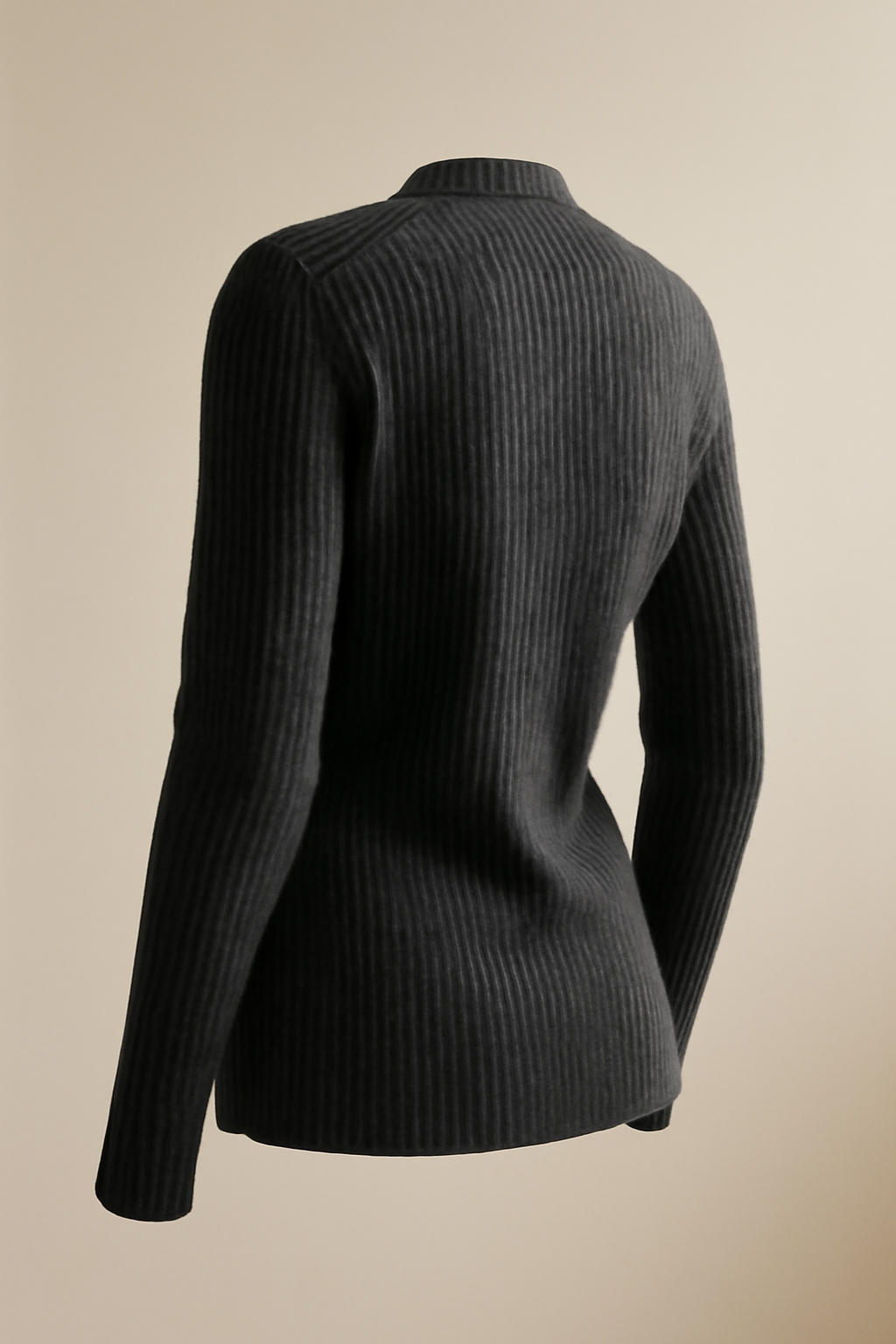 Solstice Fine-Gauge Merino Ribbed Sweater