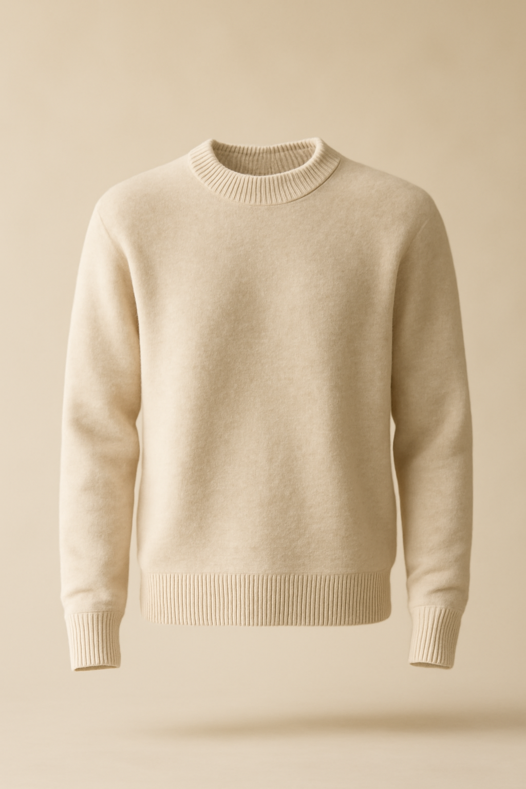 Solstice Fine-Gauge Wool Crewneck Sweater