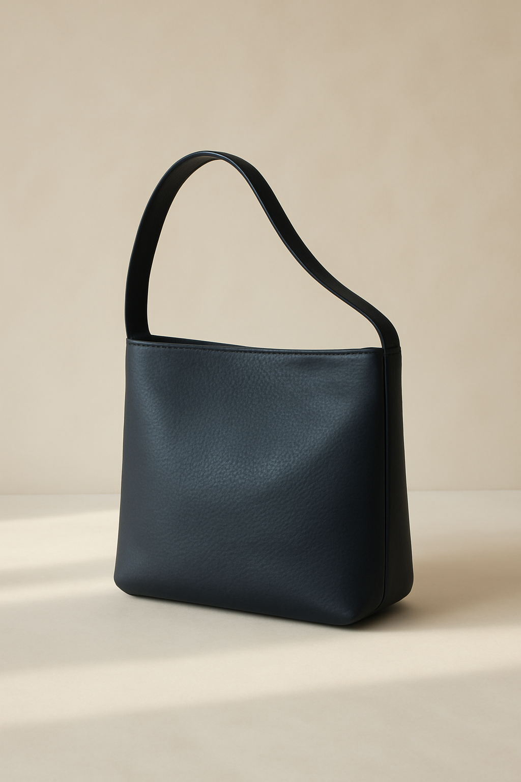 Solstice Slouchy Vegan Leather Shoulder Bag