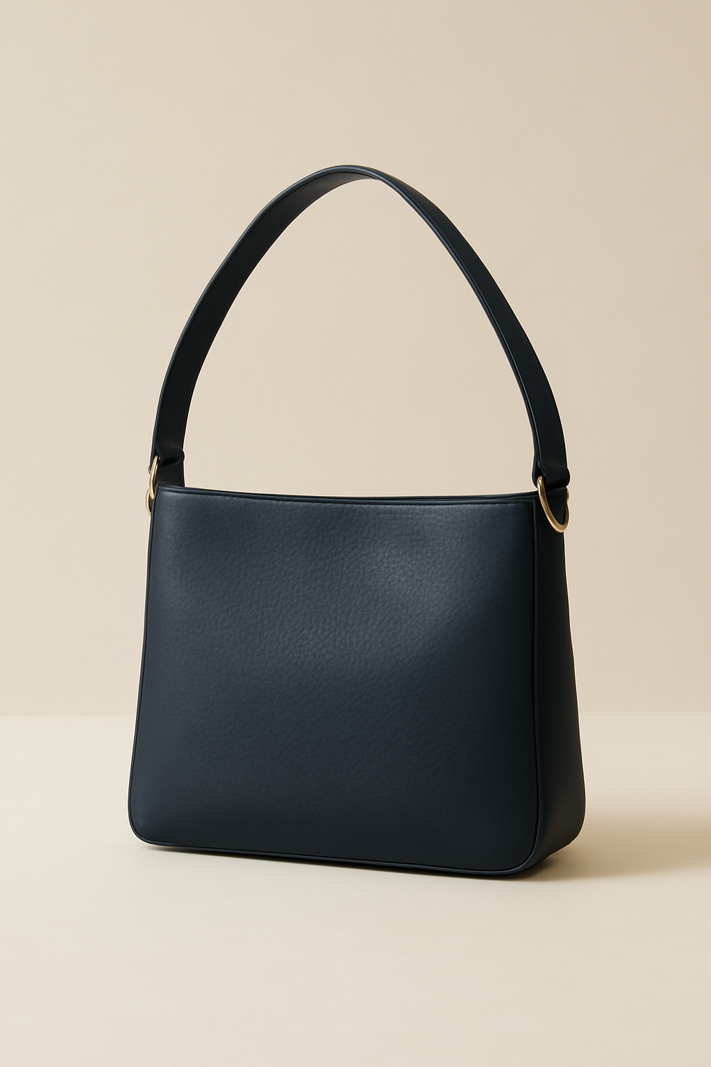 Solstice Slouchy Vegan Leather Shoulder Bag