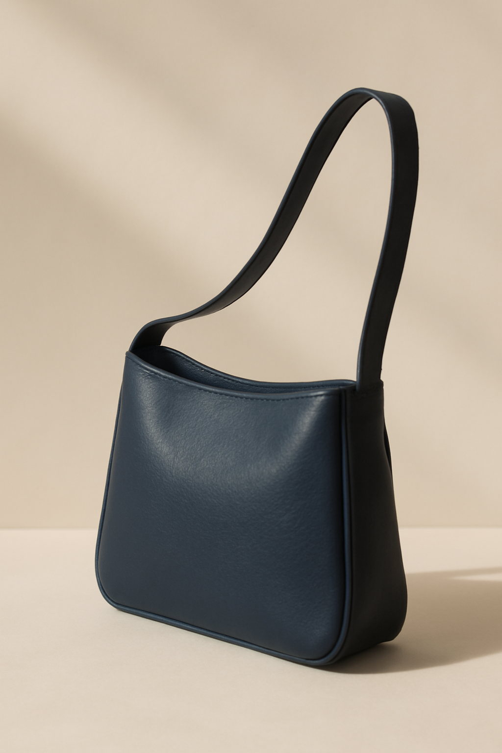 Solstice Slouchy Vegan Leather Shoulder Bag