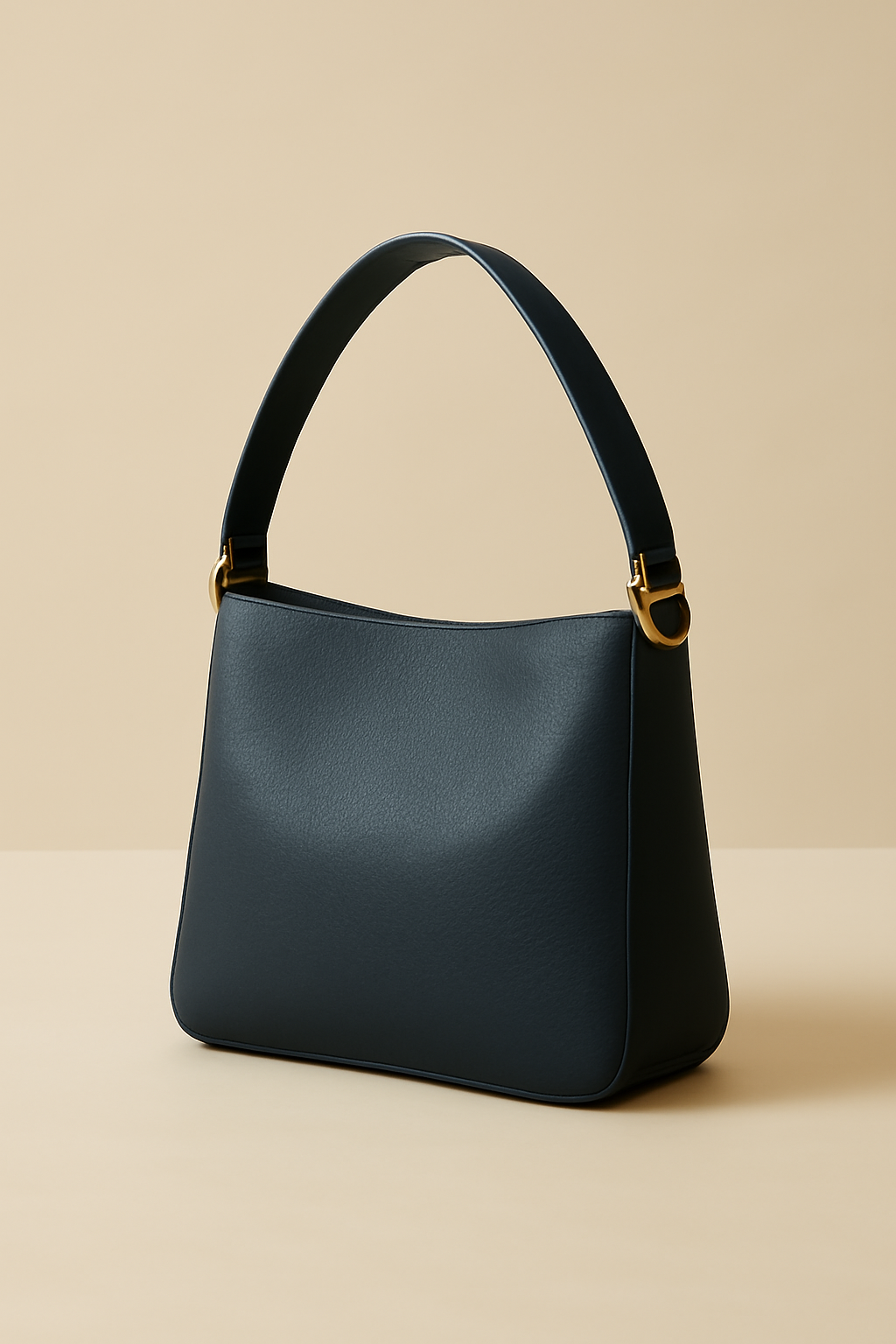 Solstice Slouchy Vegan Leather Shoulder Bag