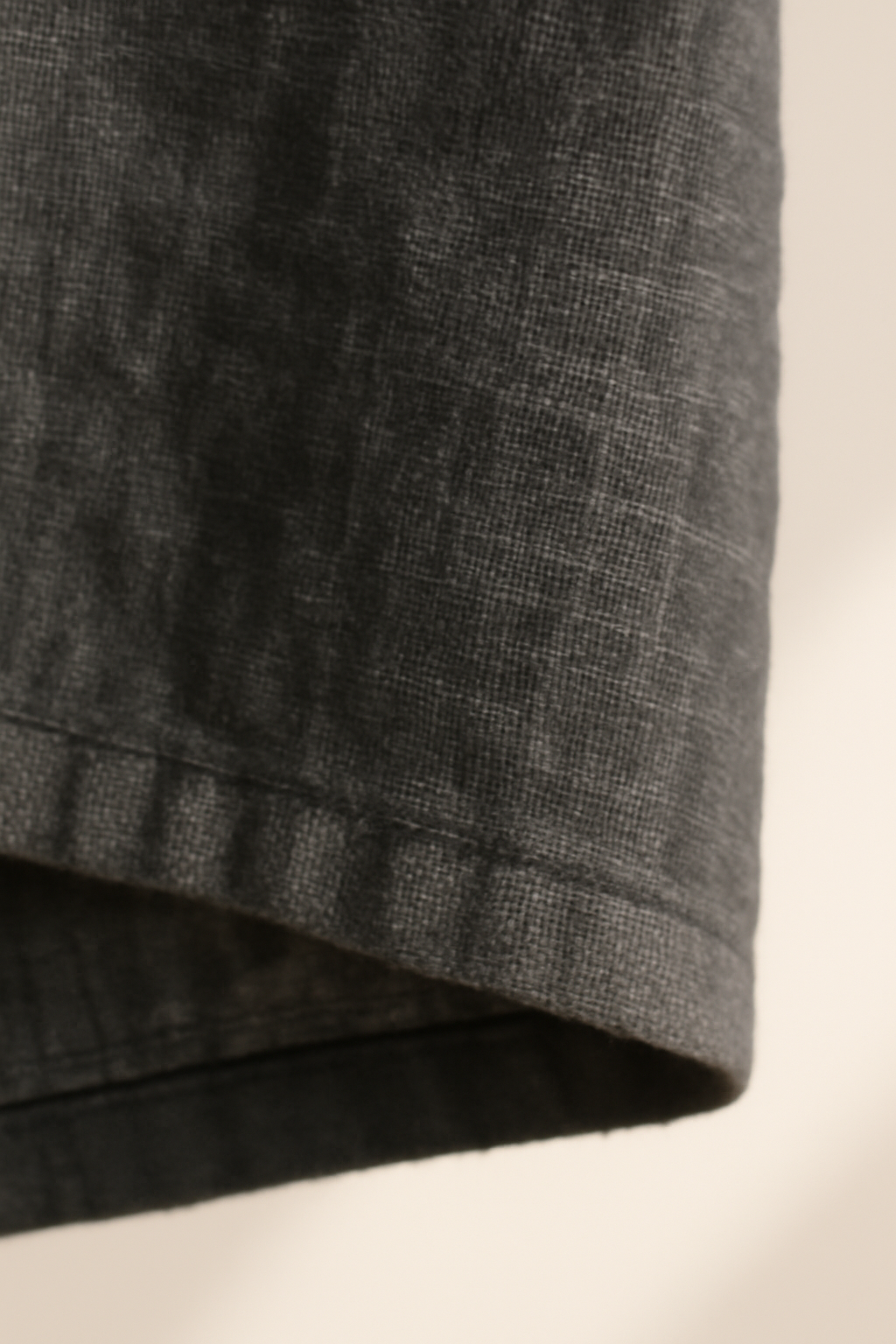 Solstice Square-Neck Linen Slip Dress