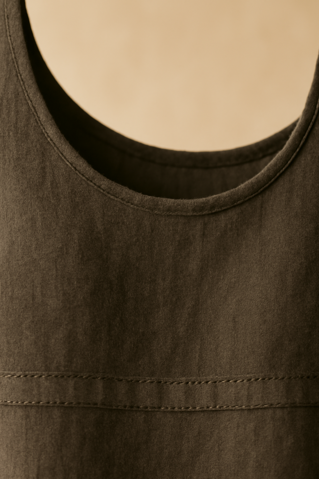 Solstice Square-Neck Linen Slip Dress