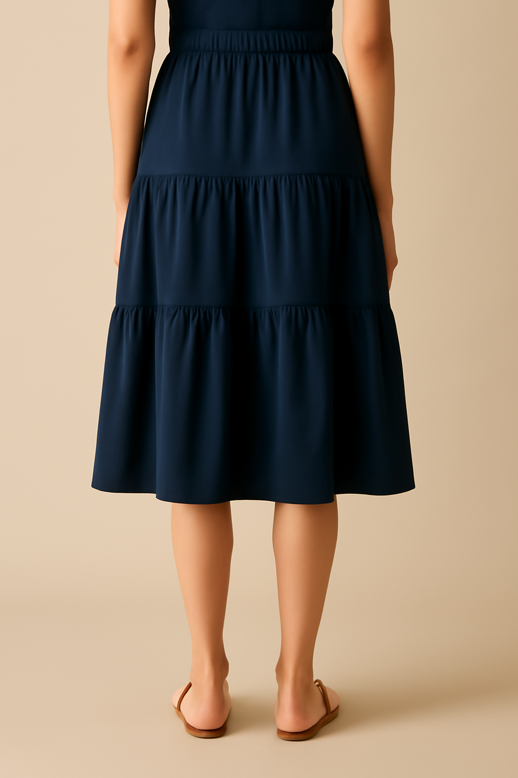 Solstice Tiered Tencel Maxi Skirt