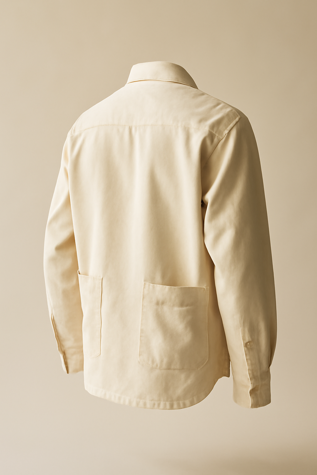 Terra Band-Collar Cotton Utility Shirt