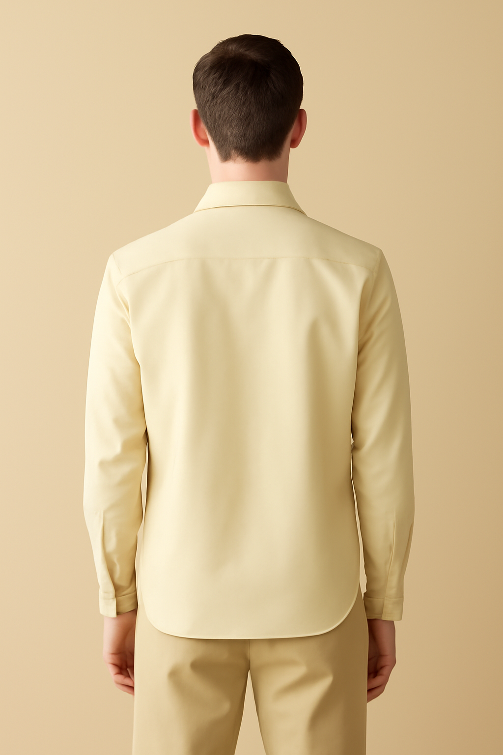 Terra Band-Collar Cotton Utility Shirt