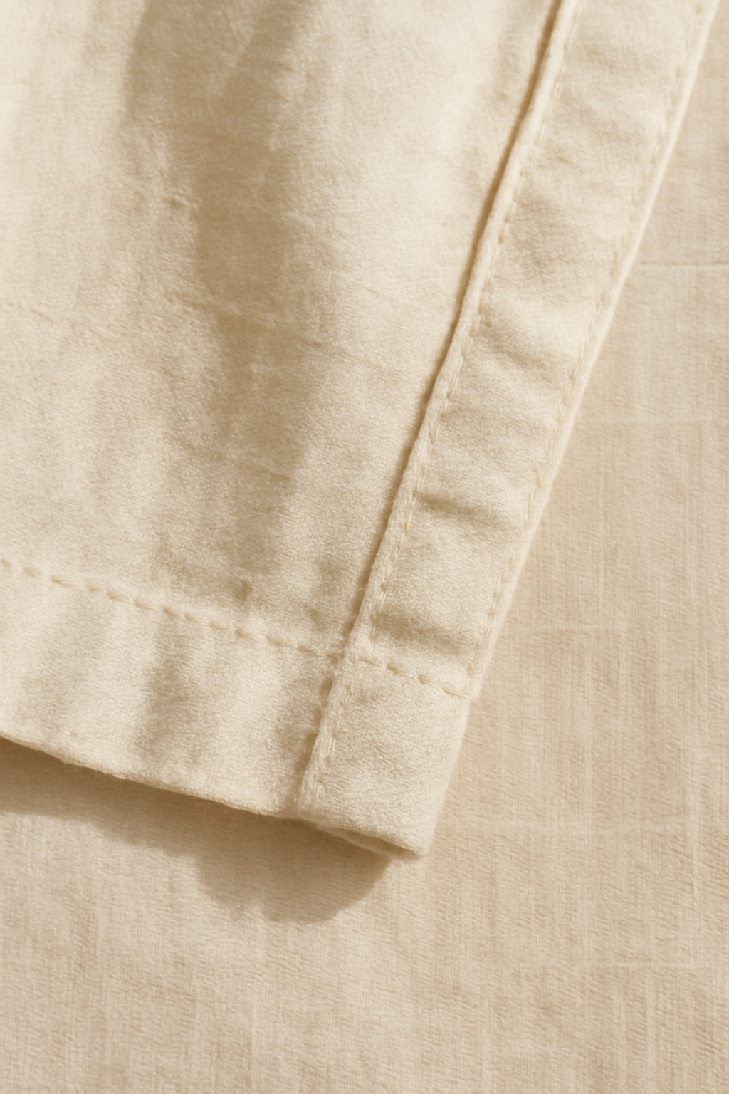 Terra Band-Collar Linen Oversize Shirt