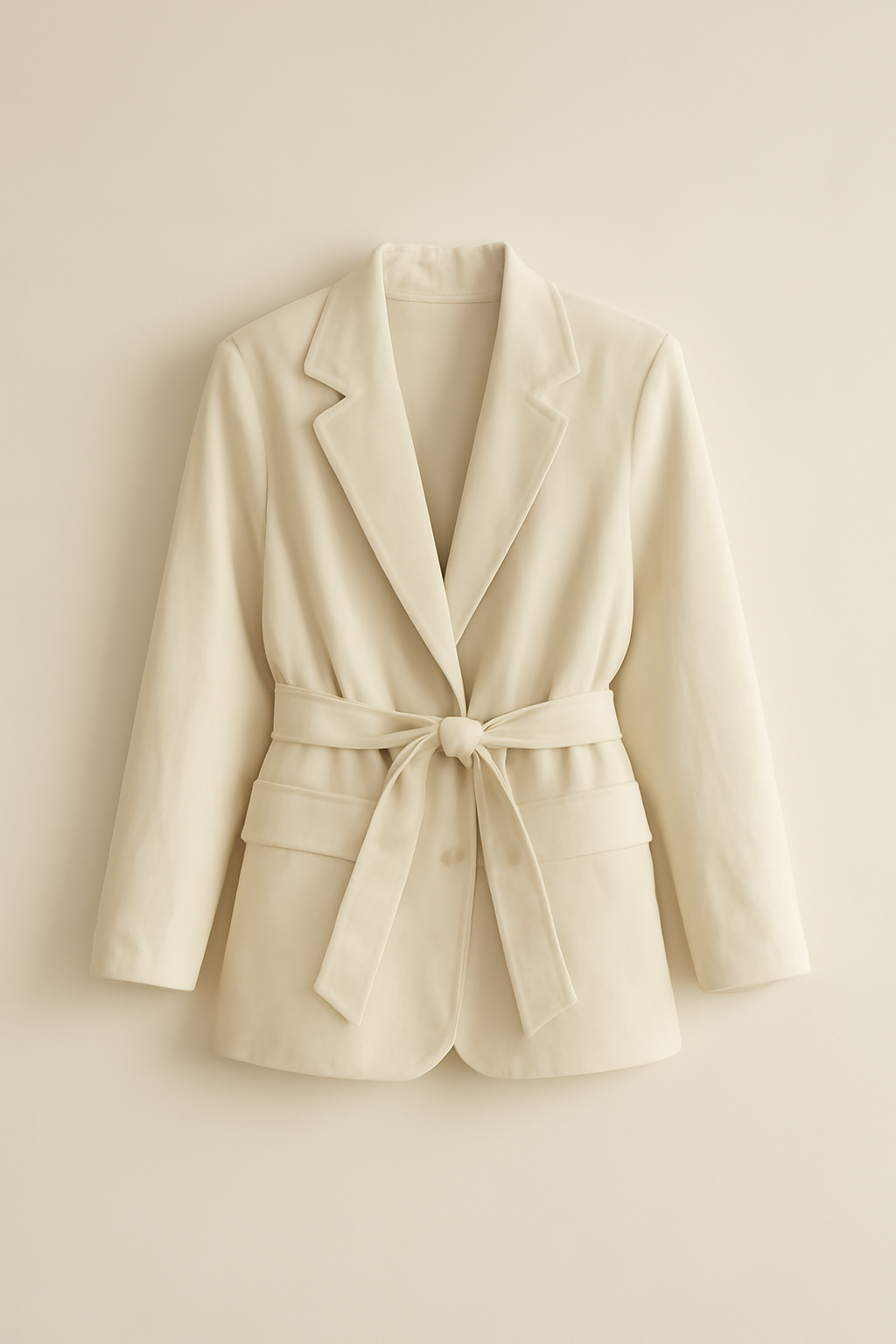 Terra Belted Gabardine Blazer