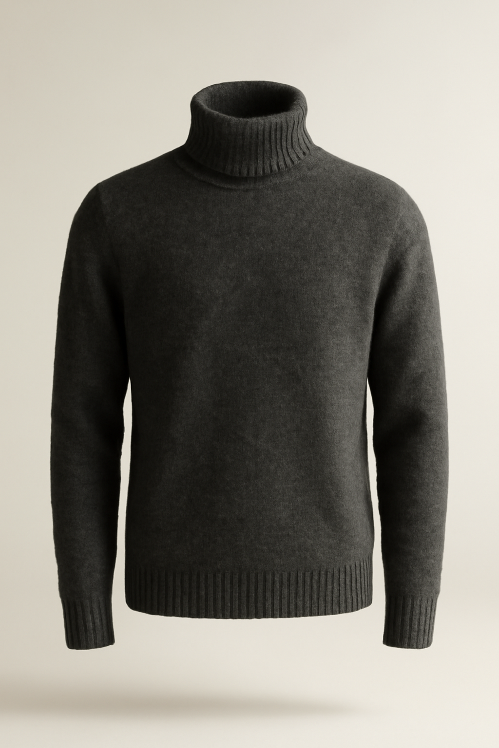 Terra Chunky Wool Turtleneck Sweater