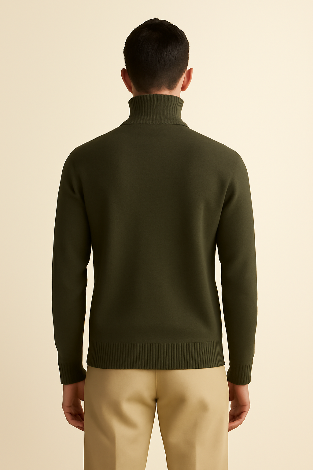 Terra Chunky Wool Turtleneck Sweater