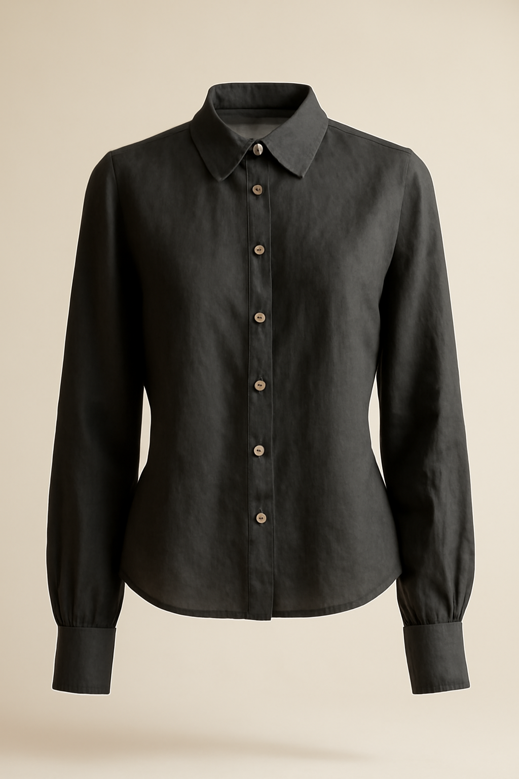 Terra Cropped Tencel Classic Blouse
